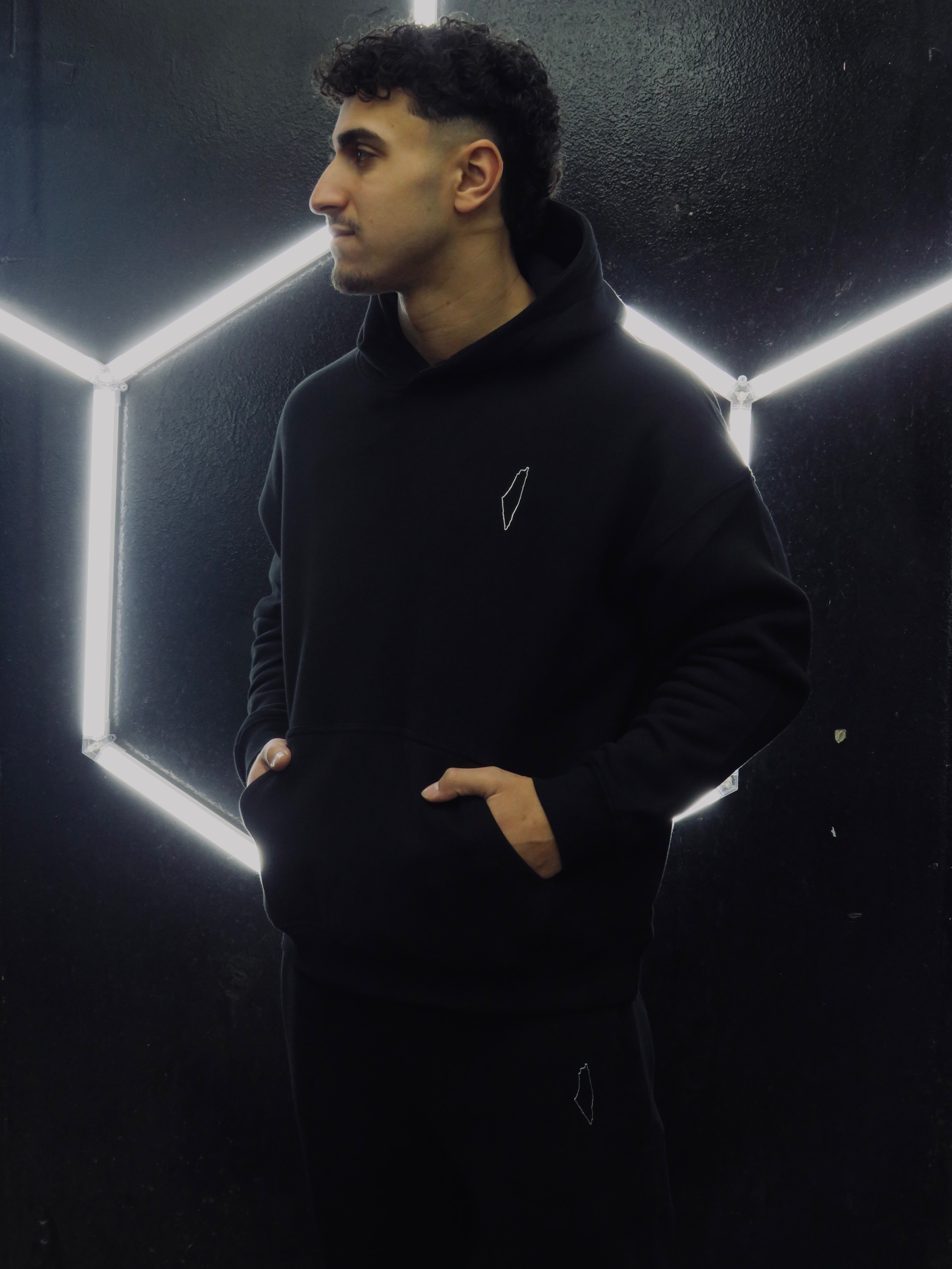 Black Palestine Map Sweatsuit